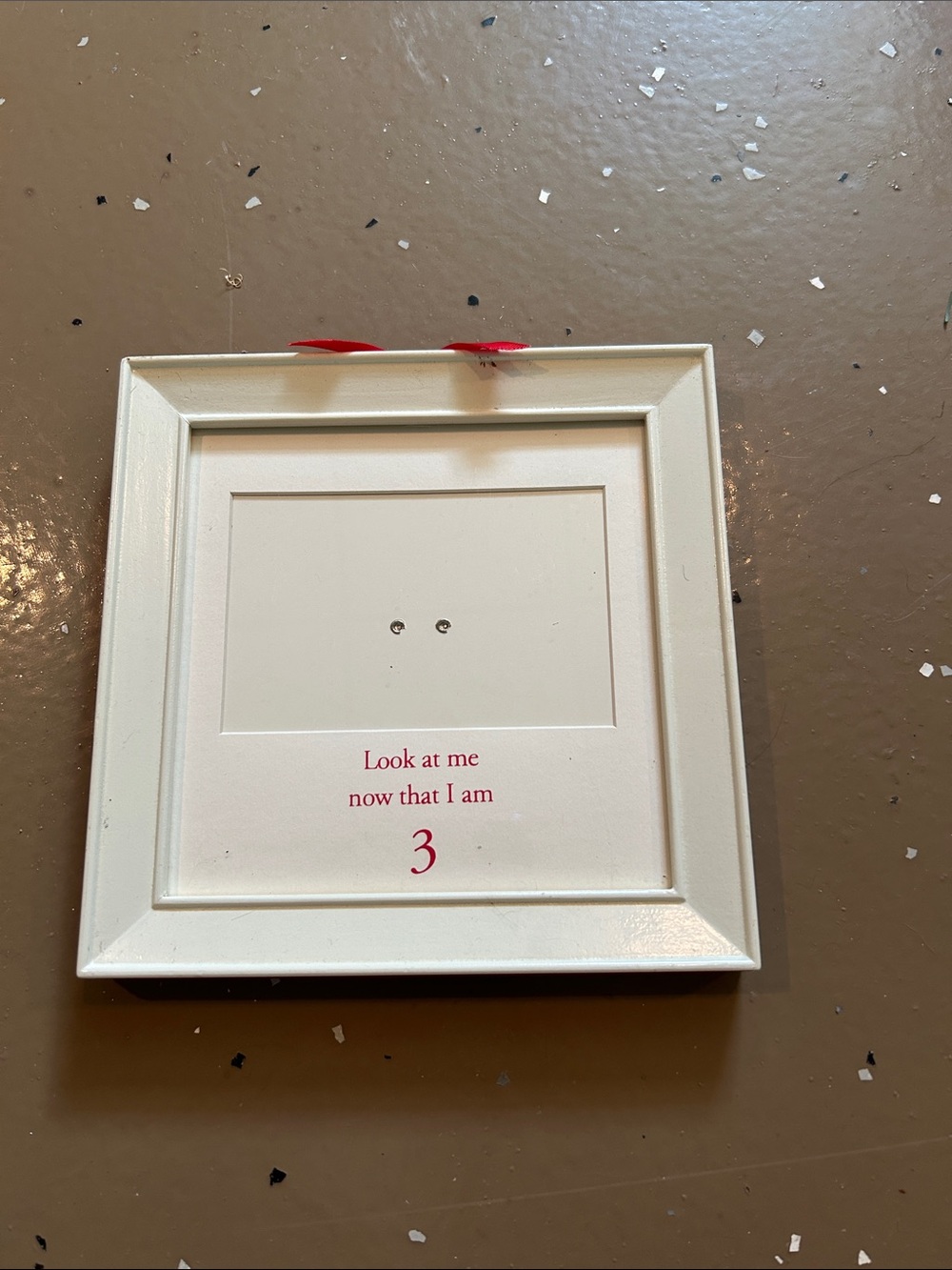 Pottery Barn Kids White Photo Frame
Look at me now that I am 3